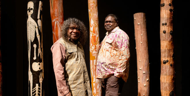 Charlottesville Aboriginal art exhibitions featured in C-ville: Down Under, Up Above